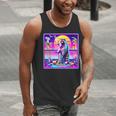 Vaporwave Raccoon Retrowave Synthwave Raccoon Meme Men Tank Top