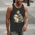 Vintage Distressed Jesus Hugging Raccoon Raccoon Lover Men Tank Top