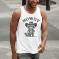 Cowboy Raccoon Unisex Tank Top - Fun Western Style