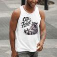 Cute But Feral Panda Raccoon Tank Top - Fun Costume for Men