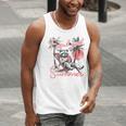 Feral Girl Summer Meme Feral Raccoon Summer Vacation Men Tank Top
