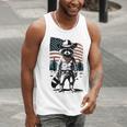 Raccoon Cowboy Country Tank Top | Vintage Style for Adults