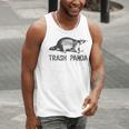 Raccoon Print Men’s Grey Tank Top | Modern Animal Graphic Tee