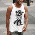 Raccoon Western Tank Top - Cowboy & Cowgirl Theme for Men & Women