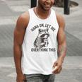 Sarcastic Raccoon Men's Tank Top - Fun Thoughtful Attitude