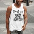 Sarcastic Raccoon Tank Top - Humorous Men's Wear