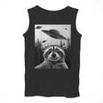 Alien UFO Raccoon Men's Tank Top - Spooky Space Adventure