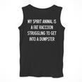 Fat Raccoon Spirit Animal Funny Men's Tank Top