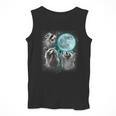 Men's Tank Top - Raccoons Howling at the Moon - Quirky Novelty Design