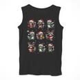 Raccoon Christmas Pajama Tank Top for Men – Festive Lights Design