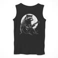 Raccoon Guitarist Moon Design | Men's Tank Top for Memes & Music Lovers