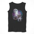 Raccoon Moonlight Men’s Tank Top - Fun Unisex Wildlife Design