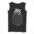 Raccoon Pocket Men’s Tank Top | Cute Animal Design | Casual Wear
