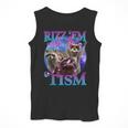 Retro Raccoon Meme Tank Top - Fun Men's Wear for Friends