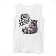 Cute But Feral Panda Raccoon Tank Top - Fun Costume for Men