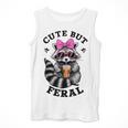 Cute Feral Raccoon Tank Top - Colorful Design for Men