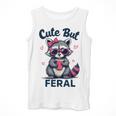 Cute Raccoon Tank Top - Feral Girl Summer Fun Unisex Tee