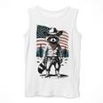 Raccoon Cowboy Country Tank Top | Vintage Style for Adults
