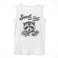 Sarcastic Raccoon Tank Top - Humorous Men's Wear