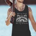 Cute Baby Raccoon Men’s Tank Top – Fun Outdoor Style