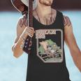 Dream Big Raccoon Men's Tank Top | Playful Graphic for Nature Lovers