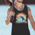 Groovy This Little Light-Of Mine Dumpster Fire Raccoon Men Tank Top