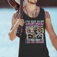 I'm Not Part Of The Problem Raccoon Meme Bootleg Men Tank Top