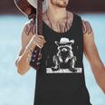 Raccoon Cowboy Western Tank Top - Fun for Adults & Kids