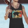Raccoon Lover Introvert Tank Top for Men & Women