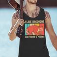 Raccoon Lover Tank Top - Unisex Introvert Style
