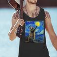 Raccoon Lover Tank Top - Van Gogh Starry Night Inspired Art