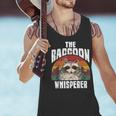 Raccoon Lover - Vintage Retro Men's Tank Top for Animal Enthusiasts