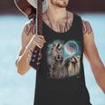 Raccoon Moon Howl Tank Top for Men, Women & Kids | Unisex Fun