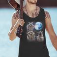 Raccoon Moonlight Tank Top - Men's Outdoorsy Theme