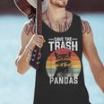 Raccoon Tank Top for Men - Vintage Save the Trash Pandas