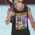 Raccoon 'Tummy Ache Survivor' Men's Tank Top - Small Size