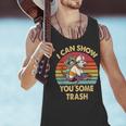 Raccoon Vintage Lovers Tank Top for Men | Eco-Friendly Fun