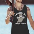 So I Can Eat Garbage Raccoon Trash Panda Workout Gym Men Tank Top