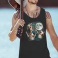 Three Possum Moon Tank Top | Fun & Quirky Gift for Men