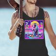 Vaporwave Raccoon Retrowave Synthwave Raccoon Meme Men Tank Top