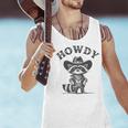 Cowboy Raccoon Unisex Tank Top - Fun Western Style