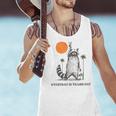 Everyday Is Trash Day Retro 90s Sunset Raccoon Trash Panda Men Tank Top