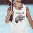 Fairy Godpossum Raccoon Trash Panda Men's Tank Top - Fun & Whimsical