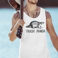 Raccoon Apparel & Trash Panda Modern Animal Print Grey T-Shirt Small Short Sleeve Pull On Classic Fit All Seasons Men Tank Top