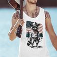 Raccoon Cowboy Country Tank Top | Vintage Style for Adults