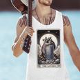 Raccoon Lovers Tarot Card Men's Tank Top | Rustic Design