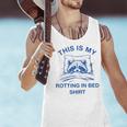Raccoon Meme Tank Top - Sarcastic Chill Vibes for Men