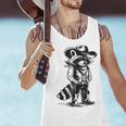 Raccoon Western Tank Top - Cowboy & Cowgirl Theme for Men & Women