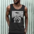 Alien UFO Raccoon Stuffed Animal For Men Women Kids Men Tank Top