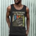 Everything Is Trash Retro Raccoon Lover Camping Men Tank Top